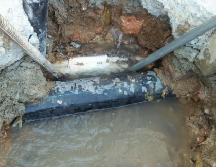 周至测漏水之水管漏水